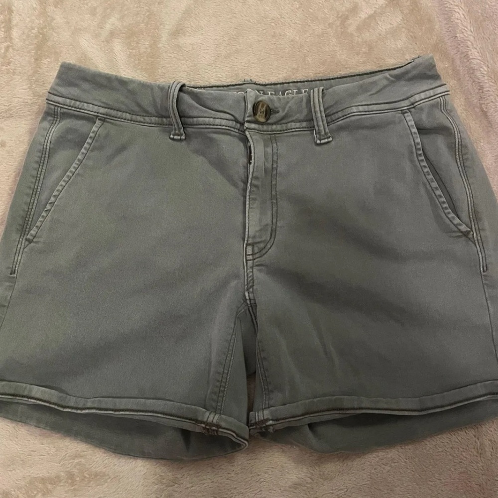 American Eagle Green Shorts